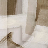 Neutral Forms II by Hannah Dawson Hand-Embellished Textured Framed Canvas Artwork by Mercana at Eve Furniture