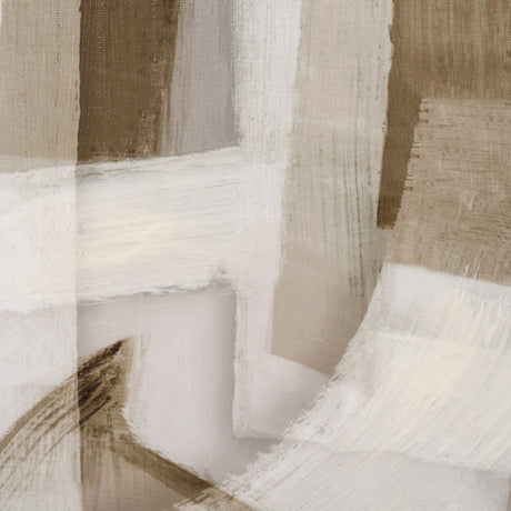 Neutral Forms II by Hannah Dawson Hand-Embellished Textured Framed Canvas Artwork by Mercana at Eve Furniture
