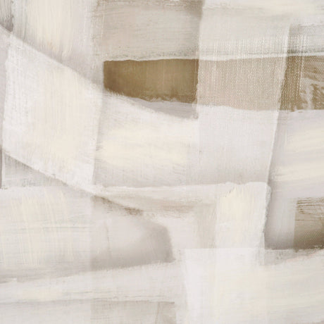 Neutral Forms II by Hannah Dawson Hand-Embellished Textured Framed Canvas Artwork by Mercana at Eve Furniture