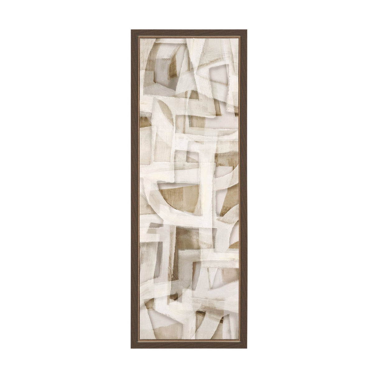 Neutral Forms II by Hannah Dawson Hand-Embellished Textured Framed Canvas Artwork by Mercana at Eve Furniture