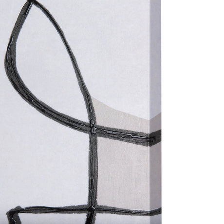 Neutral Shapes I by Mercana Studio a Hand Embellished Textured Canvas by Mercana at Eve Furniture