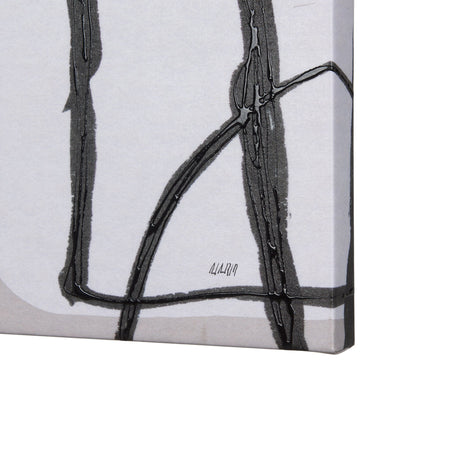 Neutral Shapes I by Mercana Studio a Hand Embellished Textured Canvas by Mercana at Eve Furniture