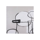 Neutral Shapes I by Mercana Studio a Hand Embellished Textured Canvas by Mercana at Eve Furniture