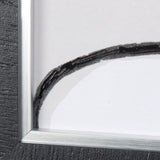Neutral Shapes I by Mercana Studio a Hand Embellished Textured Framed Art Print Matted under Glass by Mercana at Eve Furniture