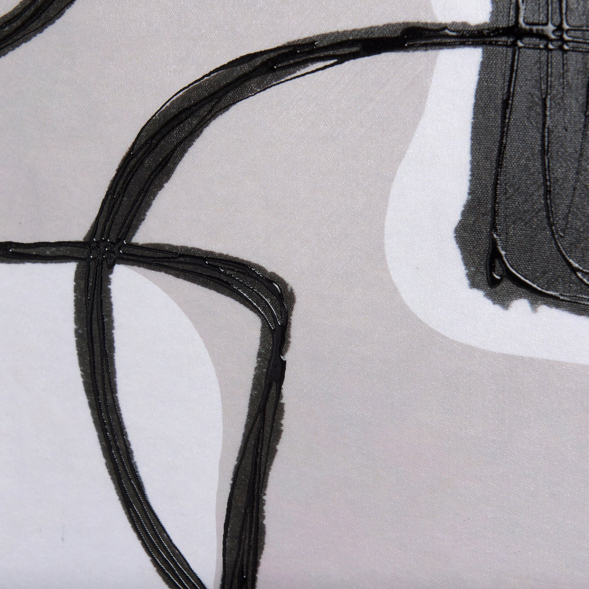 Neutral Shapes II by Mercana Studio a Hand Embellished Textured Canvas by Mercana at Eve Furniture