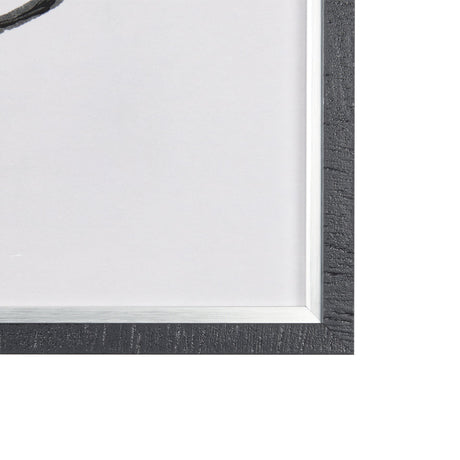 Neutral Shapes II by Mercana Studio a Hand Embellished Textured Framed Art Print Matted under Glass by Mercana at Eve Furniture