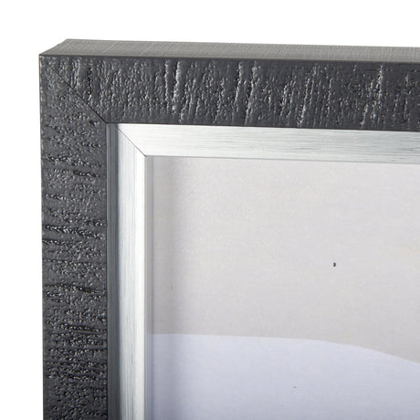 Neutral Shapes II by Mercana Studio a Hand Embellished Textured Framed Art Print Matted under Glass by Mercana at Eve Furniture