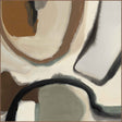 Neutral Swirls Beige Painting Art 48x48 by Buddy Whitlock by Classic Home at Eve Furniture