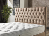 Nevada Storage Bed With Headboard Cream by Furnia at Eve Furniture