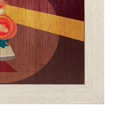 Nevada Go USA (L) by Mercana Studio a Hand Embelished Decograph Framed Art Print by Mercana at Eve Furniture