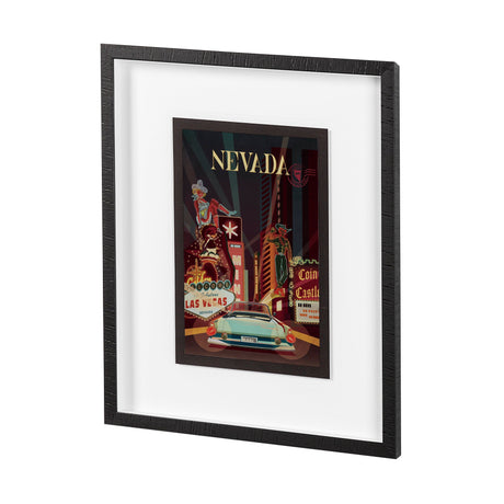 Nevada Go USA (M) by Mercana Studio a Framed Art Print Matted under Glass by Mercana at Eve Furniture