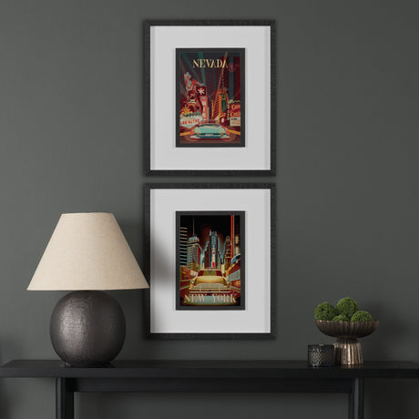Nevada Go USA (M) by Mercana Studio a Framed Art Print Matted under Glass by Mercana at Eve Furniture