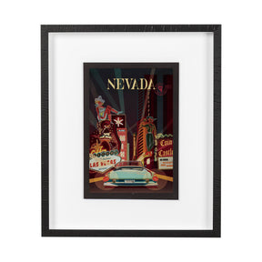 Nevada Go USA (M) by Mercana Studio a Framed Art Print Matted under Glass by Mercana at Eve Furniture