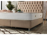 Nevada Storage Bed With Headboard Cream by Furnia at Eve Furniture