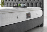 Nevada Storage Bed With Headboard Grey by Furnia at Eve Furniture
