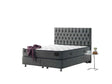 Nevada Storage Bed With Headboard Grey by Furnia at Eve Furniture