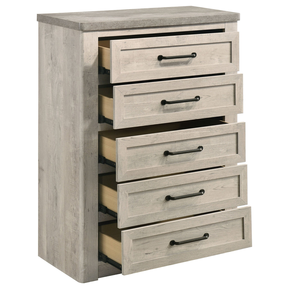 Nevado Grey / Weathered Taupe Chest by Coaster at Eve Furniture