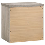 Nevado Grey and Weathered Taupe 4-Piece Eastern King Panel Bedroom Set by Coaster at Eve Furniture