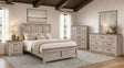 Nevado Grey and Weathered Taupe 5-Piece Eastern King Panel Bedroom Set by Coaster at Eve Furniture