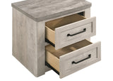Nevado Grey and Weathered Taupe 4-Piece Queen Panel Bedroom Set by Coaster at Eve Furniture