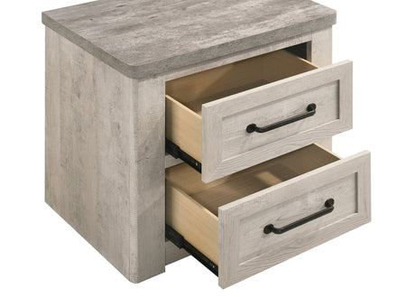 Nevado Grey and Weathered Taupe 4-Piece Queen Panel Bedroom Set by Coaster at Eve Furniture