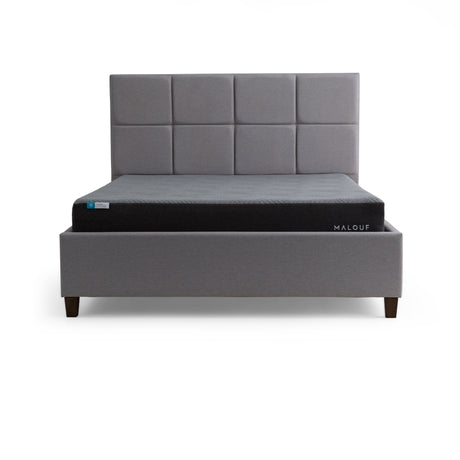 Neve Coolsync Gray Full Mattress by Malouf at Eve Furniture