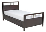 Nevis Eastern King Platform Storage Bed in Espresso by Modus Furniture at Eve Furniture