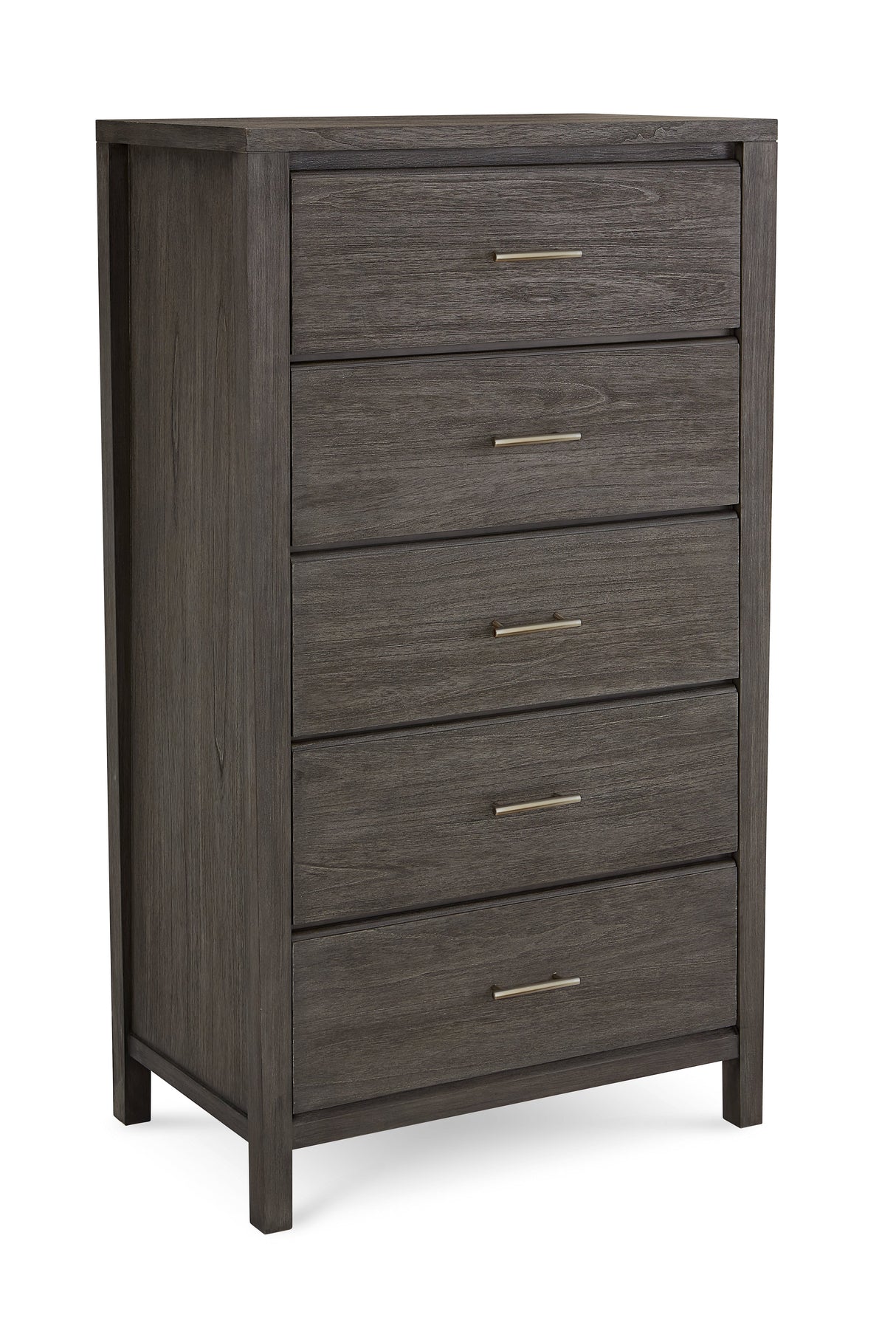 Nevis Five Drawer Chest in Sharkskin by Modus Furniture at Eve Furniture