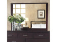 Nevis Landscape Mirror In Espresso by Modus Furniture at Eve Furniture