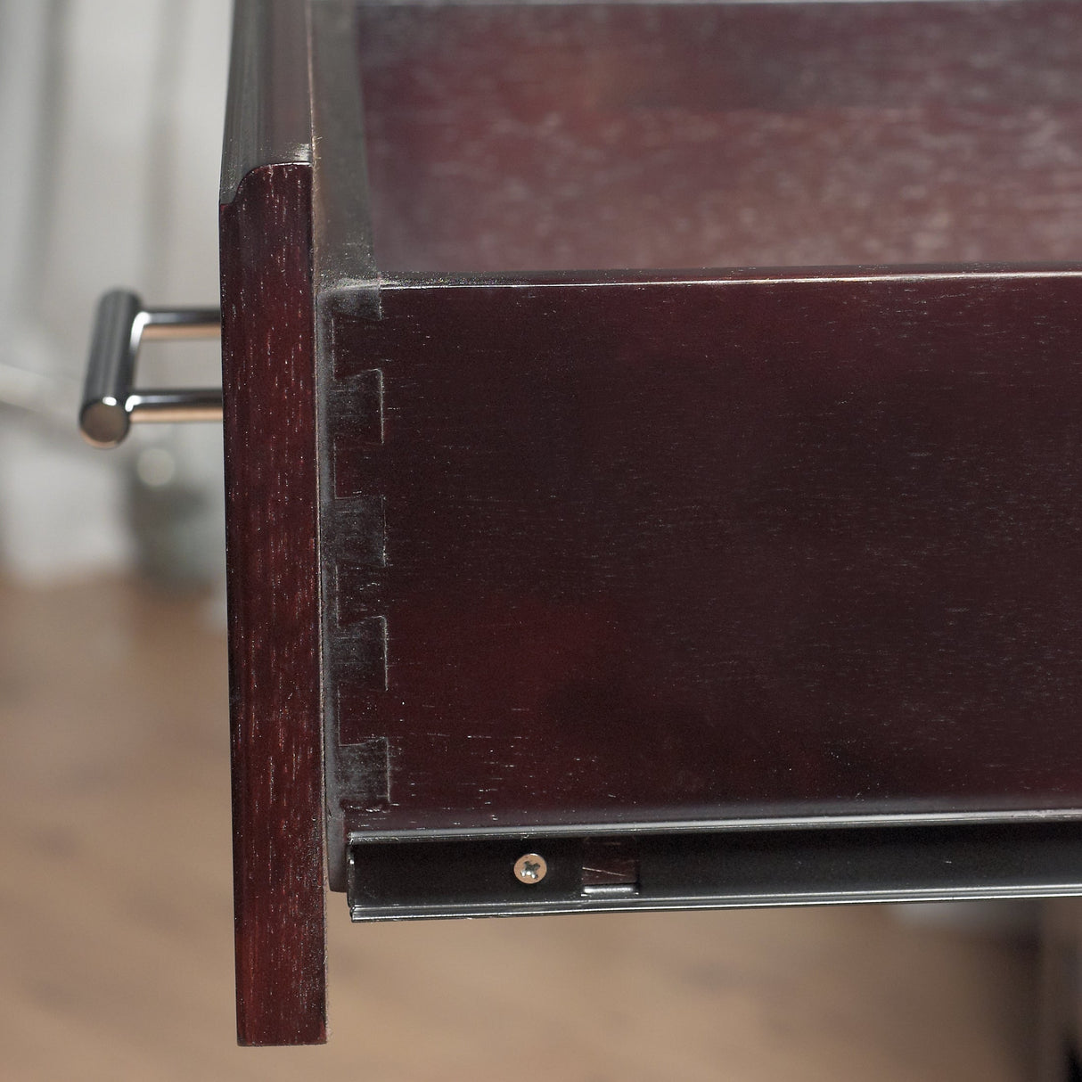 Nevis One Drawer Nightstand in Espresso by Modus Furniture at Eve Furniture