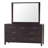 Nevis Seven Drawer Dresser in Espresso by Modus Furniture at Eve Furniture