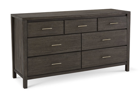 Nevis Seven Drawer Dresser in Sharkskin by Modus Furniture at Eve Furniture