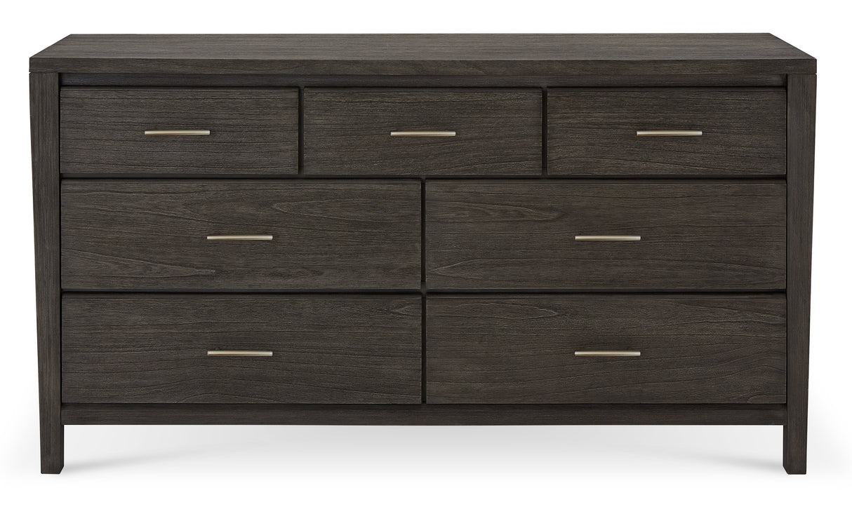 Nevis Seven Drawer Dresser in Sharkskin by Modus Furniture at Eve Furniture
