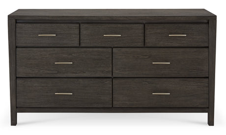 Nevis Seven Drawer Dresser in Sharkskin by Modus Furniture at Eve Furniture