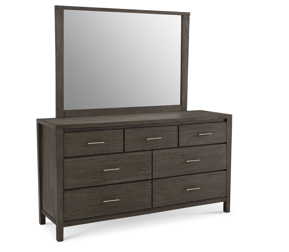 Nevis Seven Drawer Dresser in Sharkskin by Modus Furniture at Eve Furniture