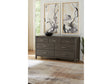 Nevis Seven Drawer Dresser in Sharkskin by Modus Furniture at Eve Furniture
