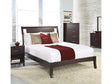 Nevis Wood Eastern King Sleigh Bed in Espresso by Modus Furniture at Eve Furniture