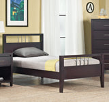 Nevis Wood Full Platform Bed in Espresso by Modus Furniture at Eve Furniture