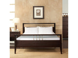 Nevis Wood Full Platform Bed in Espresso by Modus Furniture at Eve Furniture