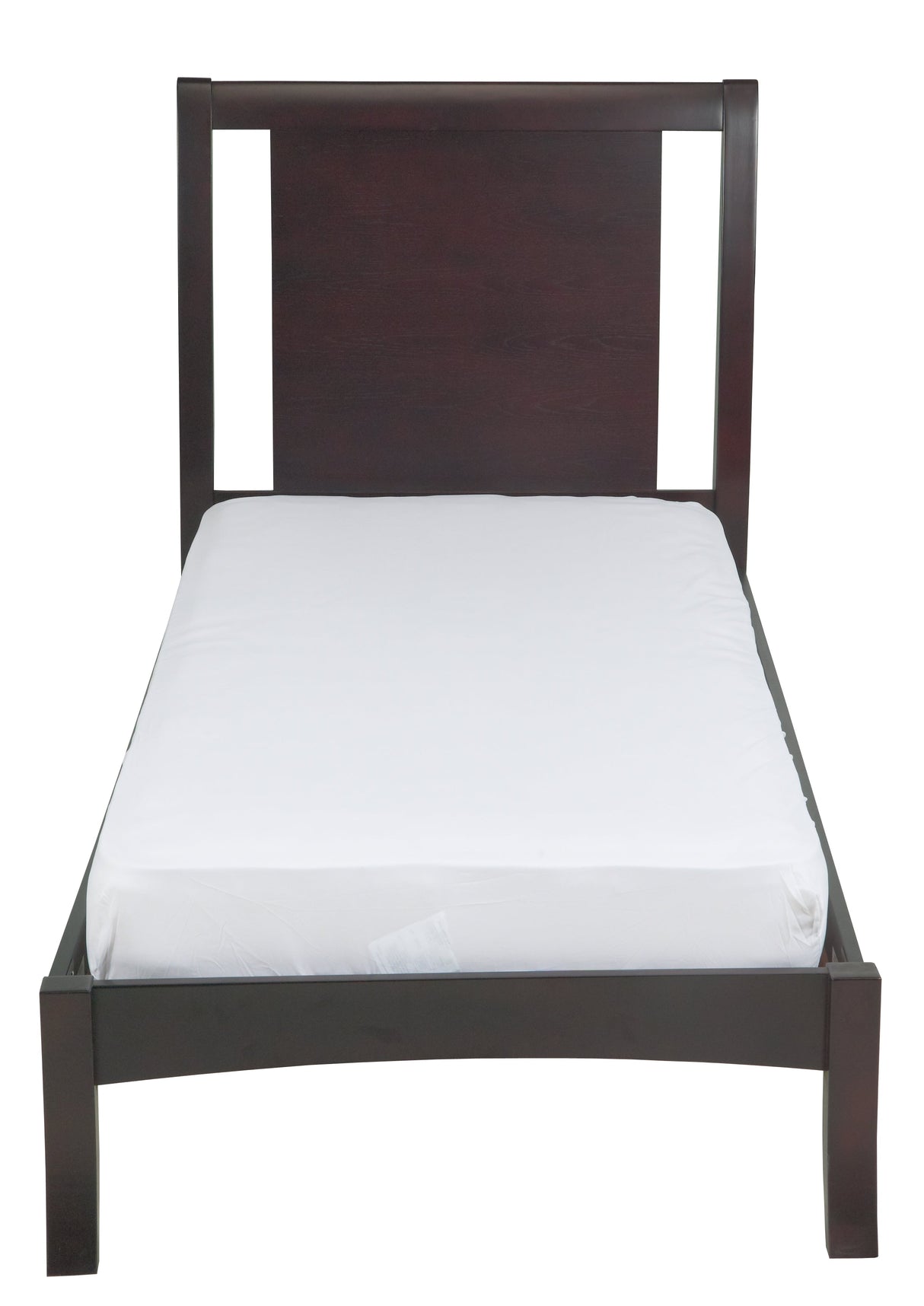Nevis Wood Queen Sleigh Bed in Espresso by Modus Furniture at Eve Furniture