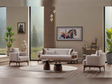 New Cream Mood Chair by Furnia at Eve Furniture