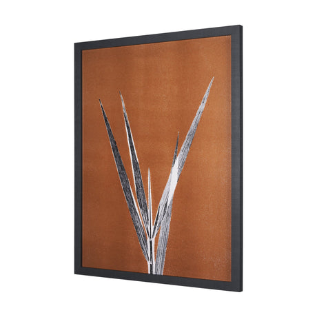 New Grasses 1 by Mary Margaret Briggs a Hand Embellished Textured Framed Art Print by Mercana at Eve Furniture