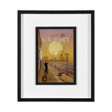 New Jersey Go USA (M) by Mercana Studio a Framed Art Print Matted under Glass by Mercana at Eve Furniture
