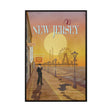 New Jersey Go USA (SM) by Mercana Studio a Hand Embellished Decograph Framed Art Print by Mercana at Eve Furniture