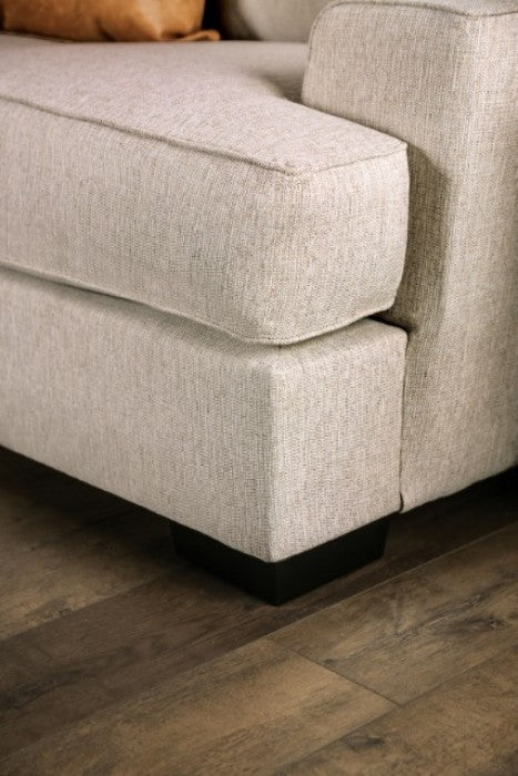 New Meadows Sand/Caramel Sofa by Furniture of America at Eve Furniture