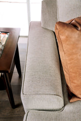 New meadows Sand/Caramel Sofa & Loveseat by Furniture of America at Eve Furniture