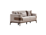 New Mood 3-pieces (Sofa & Loveseat & Chair) Livingroom Set Cream by Furnia at Eve Furniture