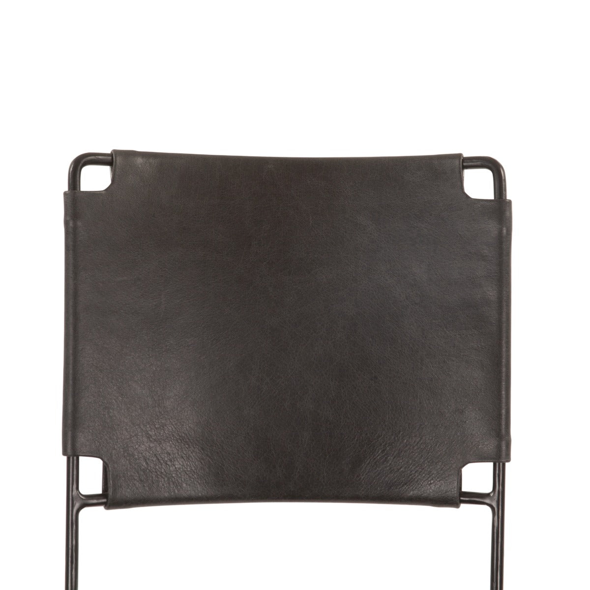 New York 18" Counter Chair in Black Leather and Iron by Home Trends & Design at Eve Furniture