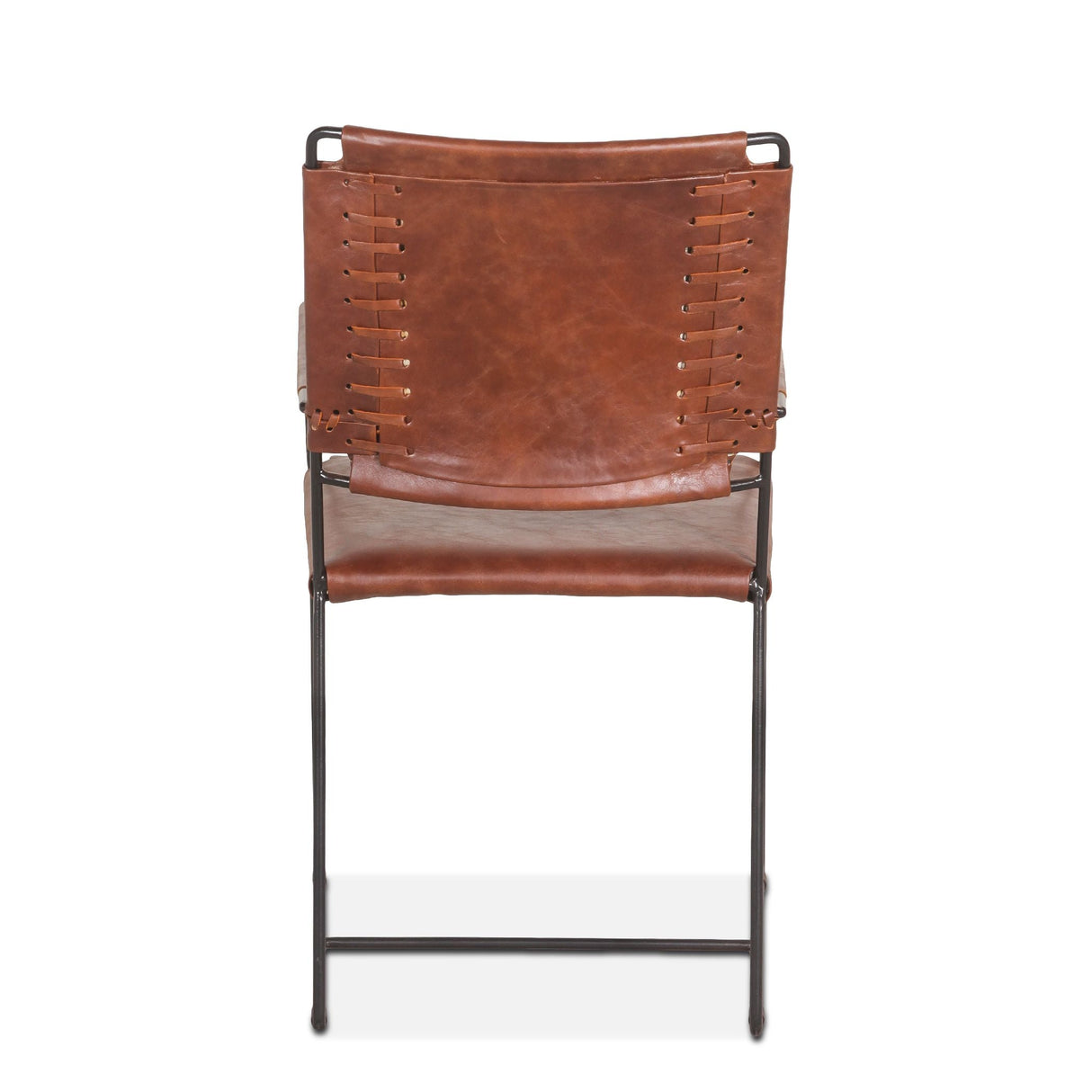 New York 20" Dining Armchair in Tobacco Leather by Home Trends & Design at Eve Furniture