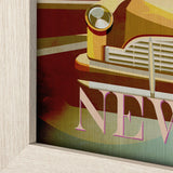 New York Go USA (L) by Mercana Studio a Hand Embellished Decograph Framed Art Print by Mercana at Eve Furniture